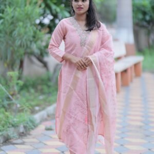 Baby Pink Kurta Set