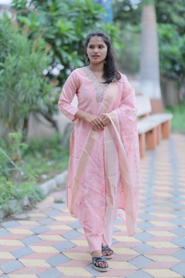 Baby Pink Kurta Set