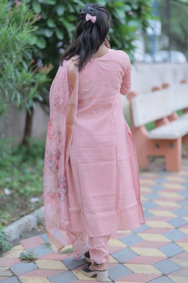 Baby Pink Kurta Set - Image 4