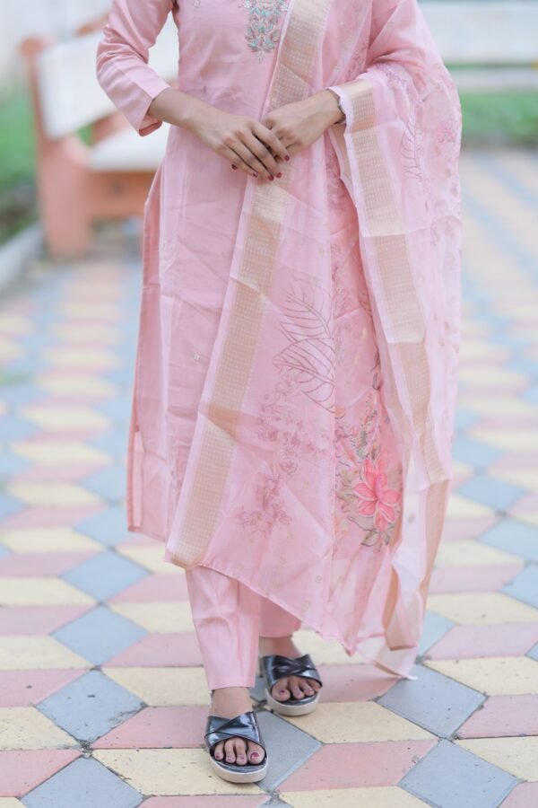 Baby Pink Kurta Set - Image 5