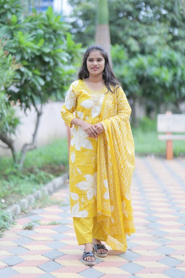 Yellow Kurta Suit