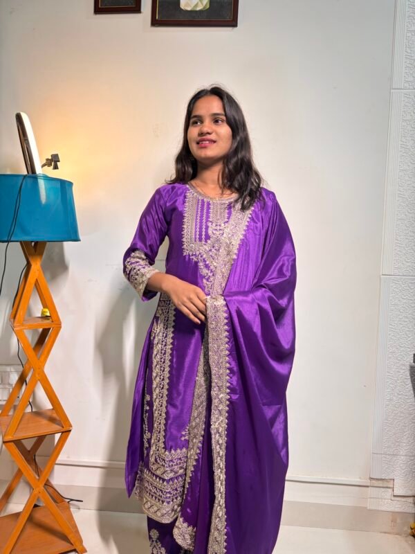 Purple Pakistani Suit - Image 10