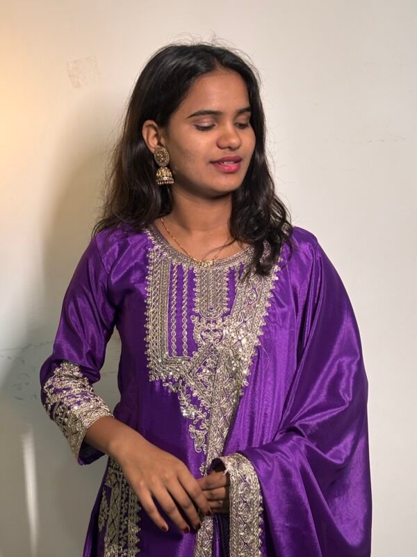 Purple Pakistani Suit - Image 8