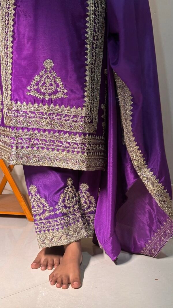 Purple Pakistani Suit - Image 9