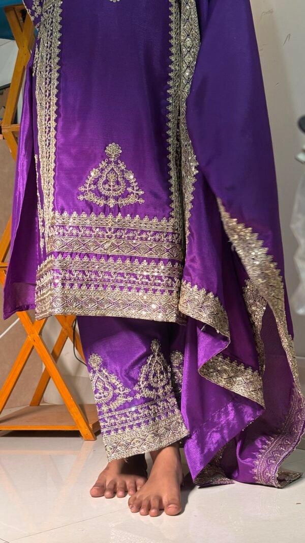 Purple Pakistani Suit - Image 7