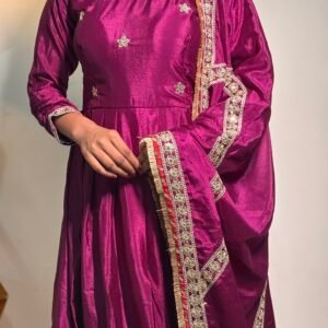 Maroon Anarkali Suit