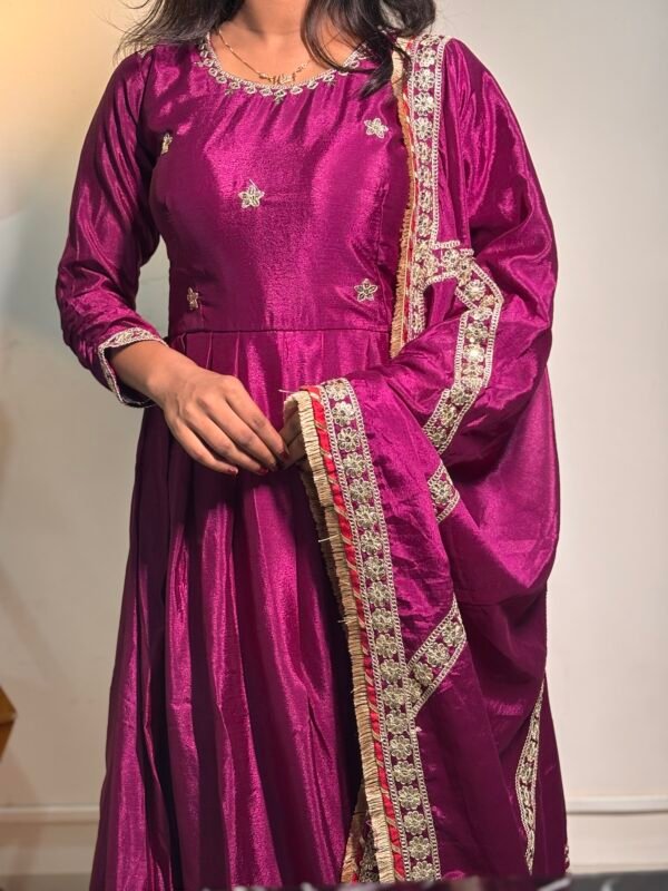 Maroon Anarkali Suit
