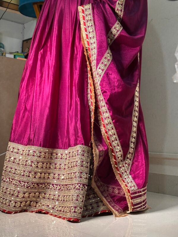 Maroon Anarkali Suit - Image 2