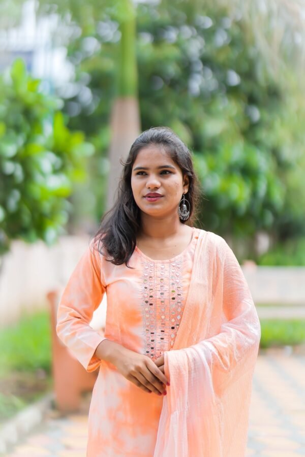Orange Kurta Set