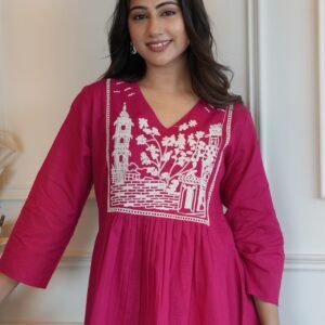 Cerise Pink Coat Set