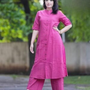 Hot Pink Kurti Suit
