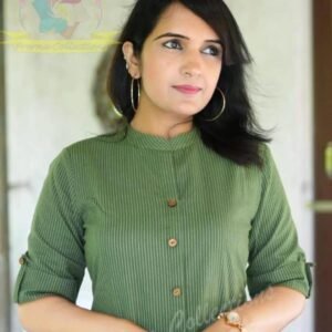Green Long Kurti Suit